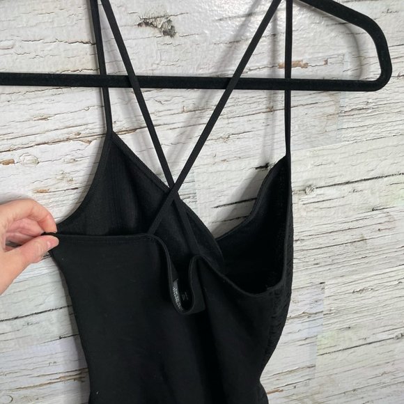 Topshop black mini dress size 8 - Picture 7 of 11